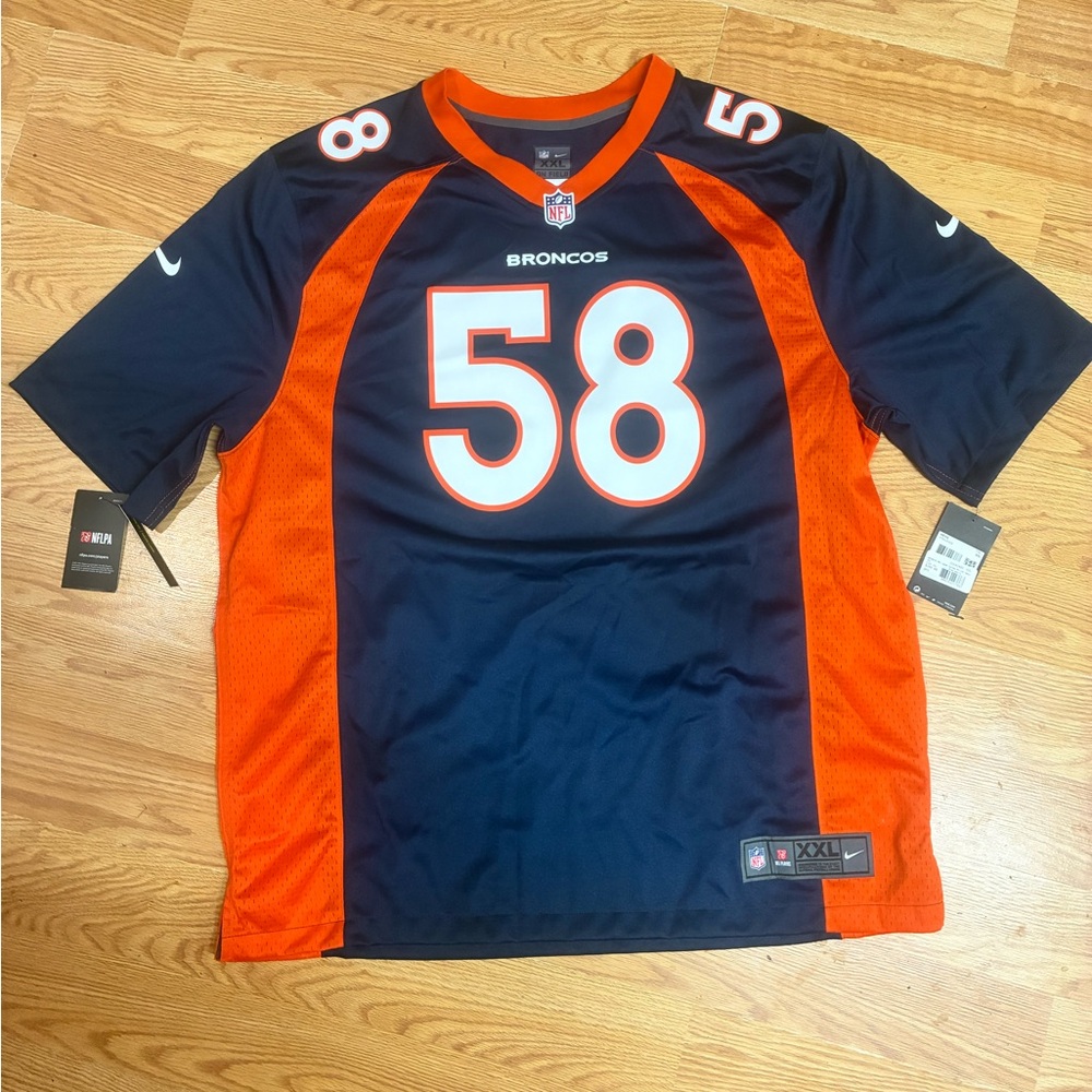 Nike Broncos Wilson  Men's  Jersey